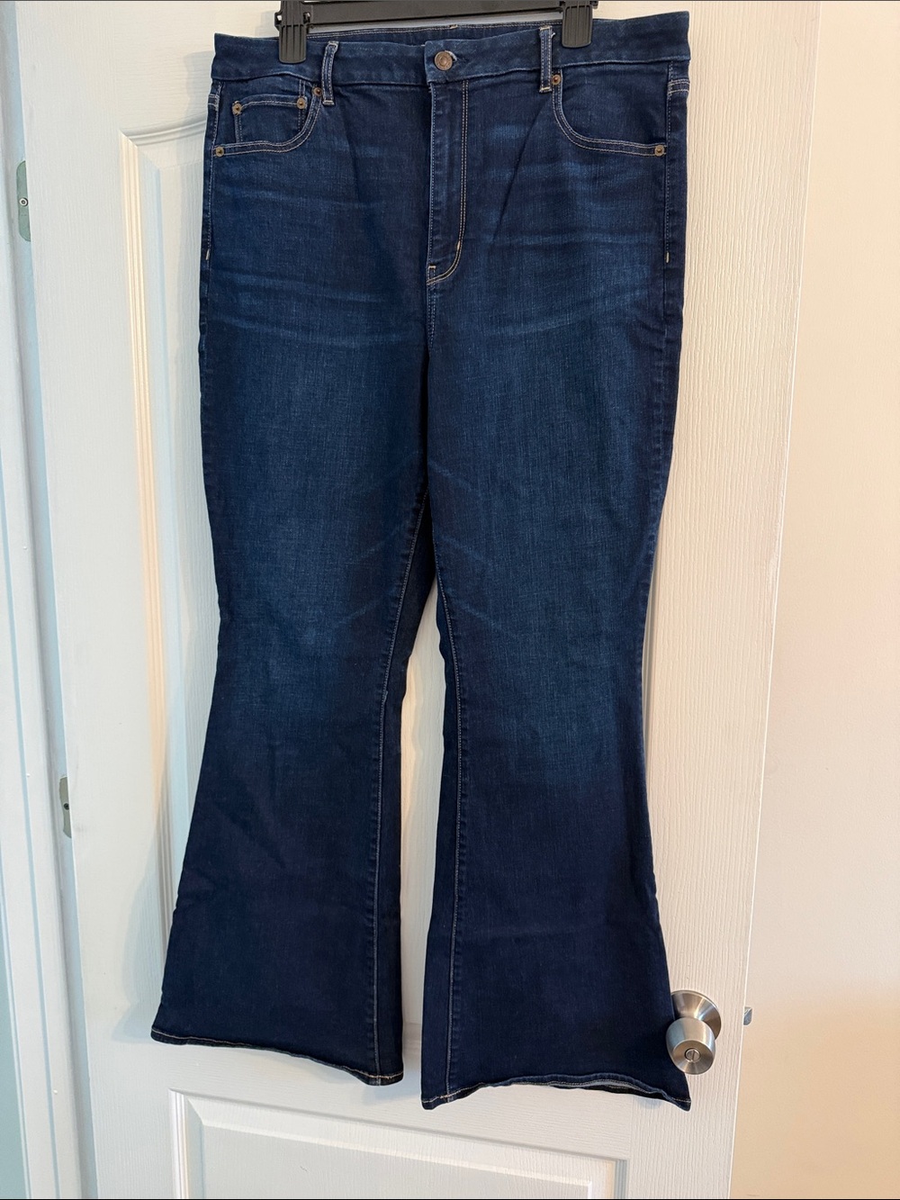 American Eagle Outfitters Dark Indigo Flare Jeans